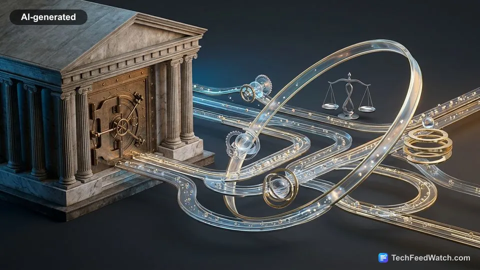 AI-generated illustration: Fintech Innovation Examples Reshape Banking and Payments