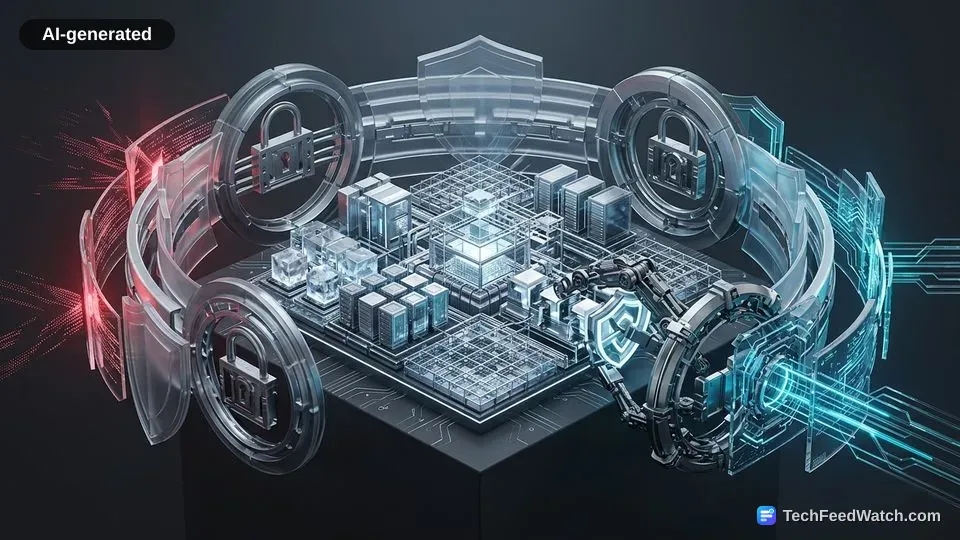 AI-generated illustration: Cybersecurity Engineers: What They Actually Do