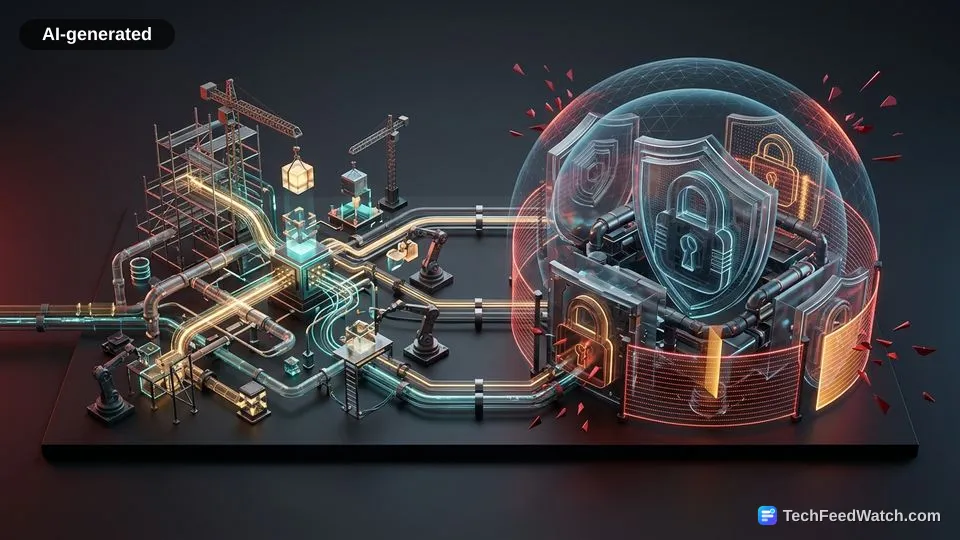 AI-generated illustration: Difference Between Cybersecurity and Information Technology