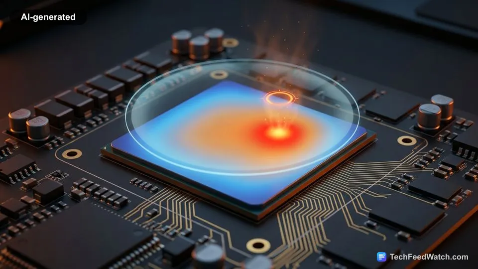 AI-generated illustration: Difference Between GPU Temp and Hotspot: Lifespan Impact