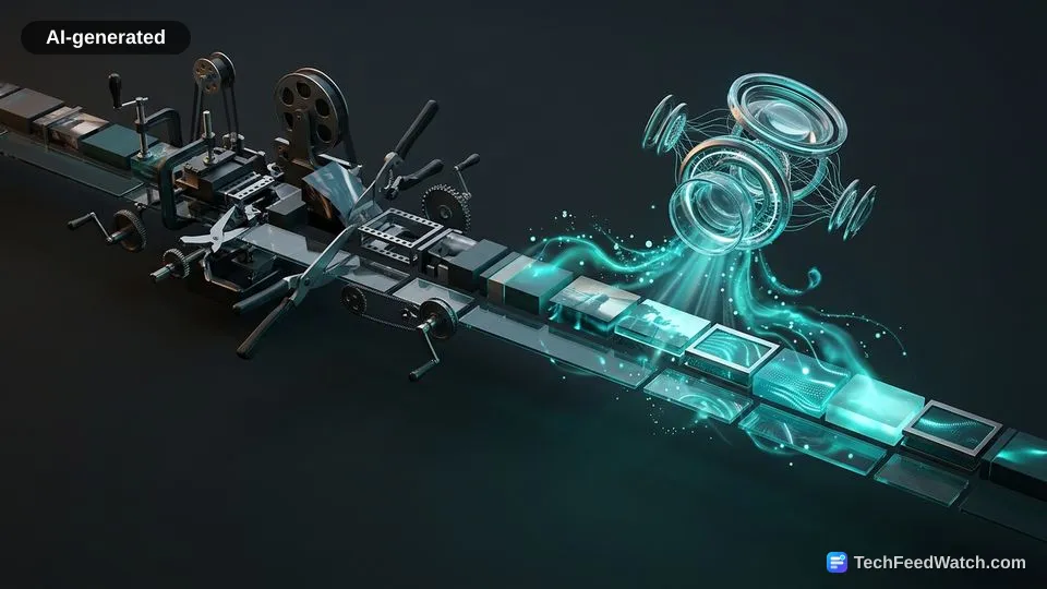 AI-generated illustration: Do AI video editing tools replace standard editing suites?