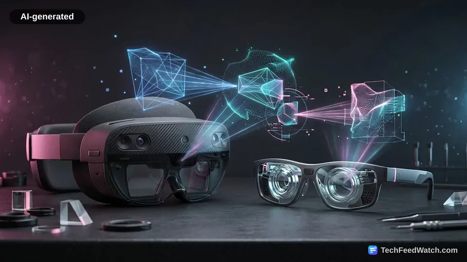 AI-generated illustration: Does Augmented Reality Exist Today in Working Tech