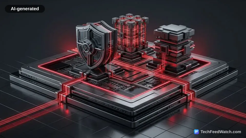 AI-generated illustration: Infosec Requirements: Core Principles, Frameworks, and Controls
