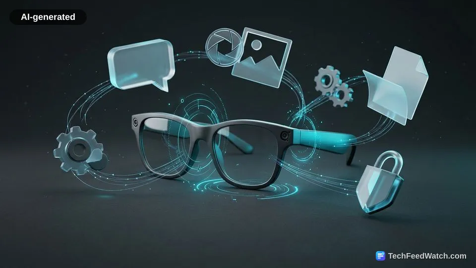 AI-generated illustration: What Is Meta AI Used For? Everyday Tasks and Smart Glasses