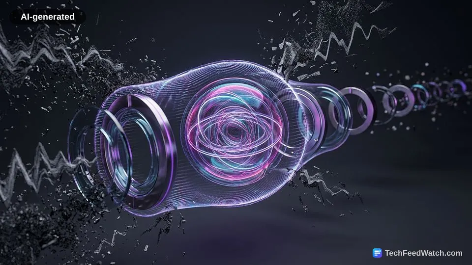 AI-generated illustration: Qubit Coherence: How Quantum States Survive Noise