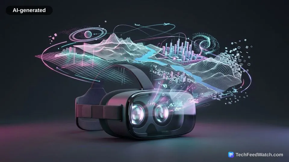 AI-generated illustration: Can Virtual Reality Goggles Simulate Complete Digital Worlds?